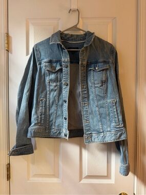 Talbots Light Blue Classic Denim Jean Jacket